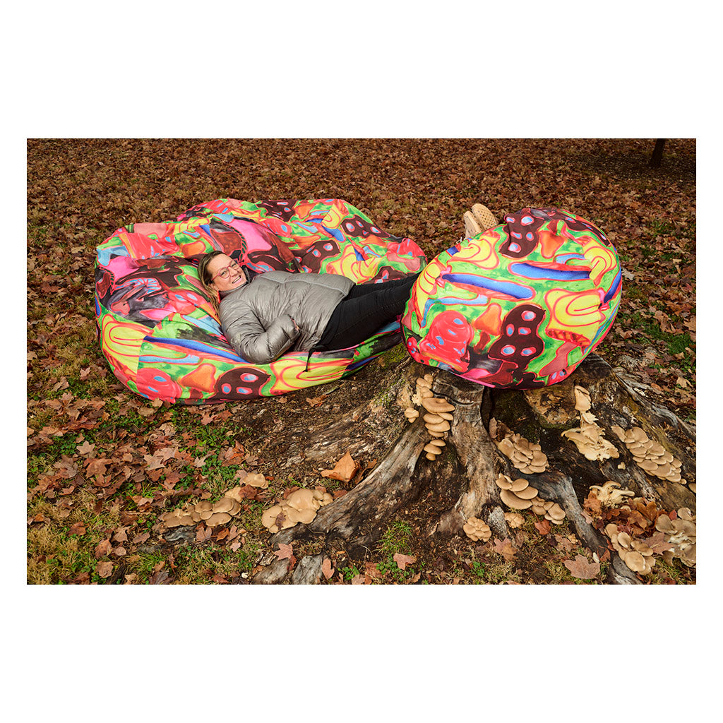 Katherine Bernhardt - Bean Bags - Magic Mushroom