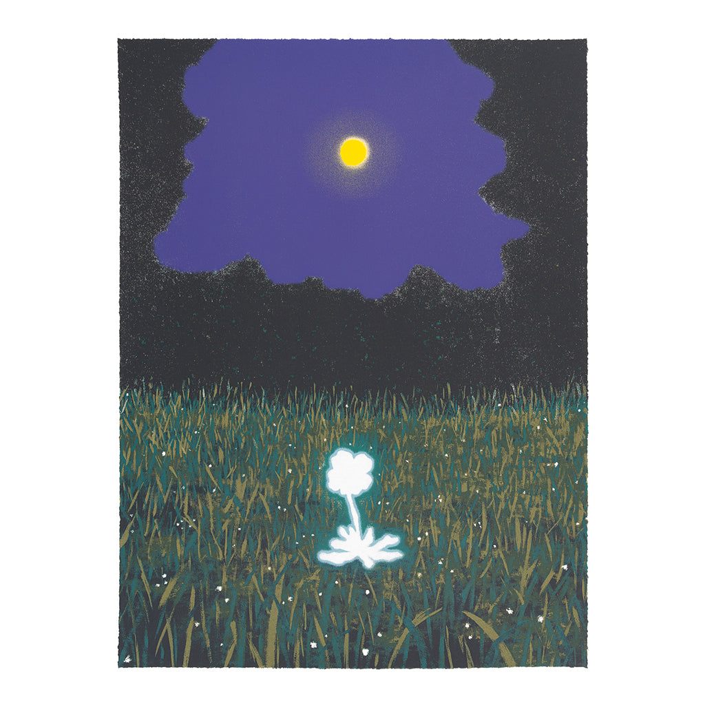 I woke up. The moon is full, so I send my wishes to the universe