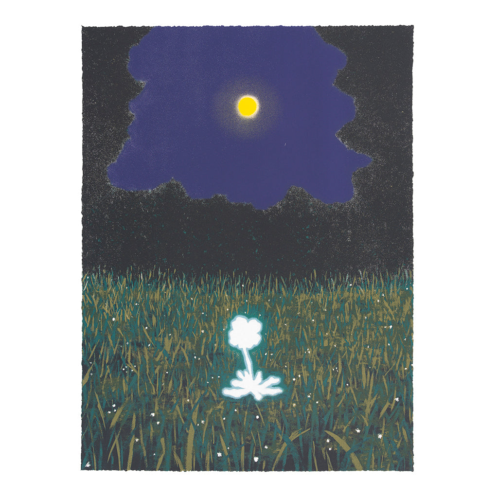 I woke up. The moon is full, so I send my wishes to the universe