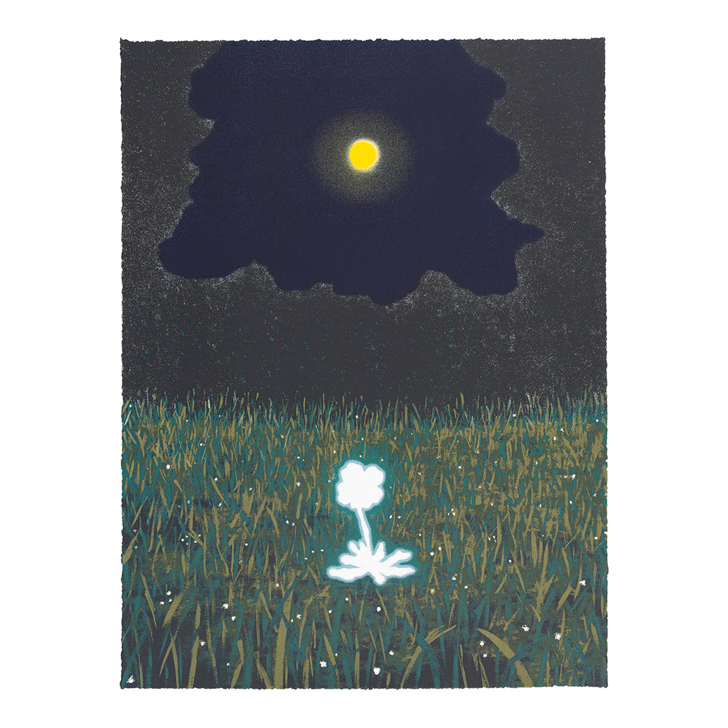 I woke up. The moon is full, so I send my wishes to the universe