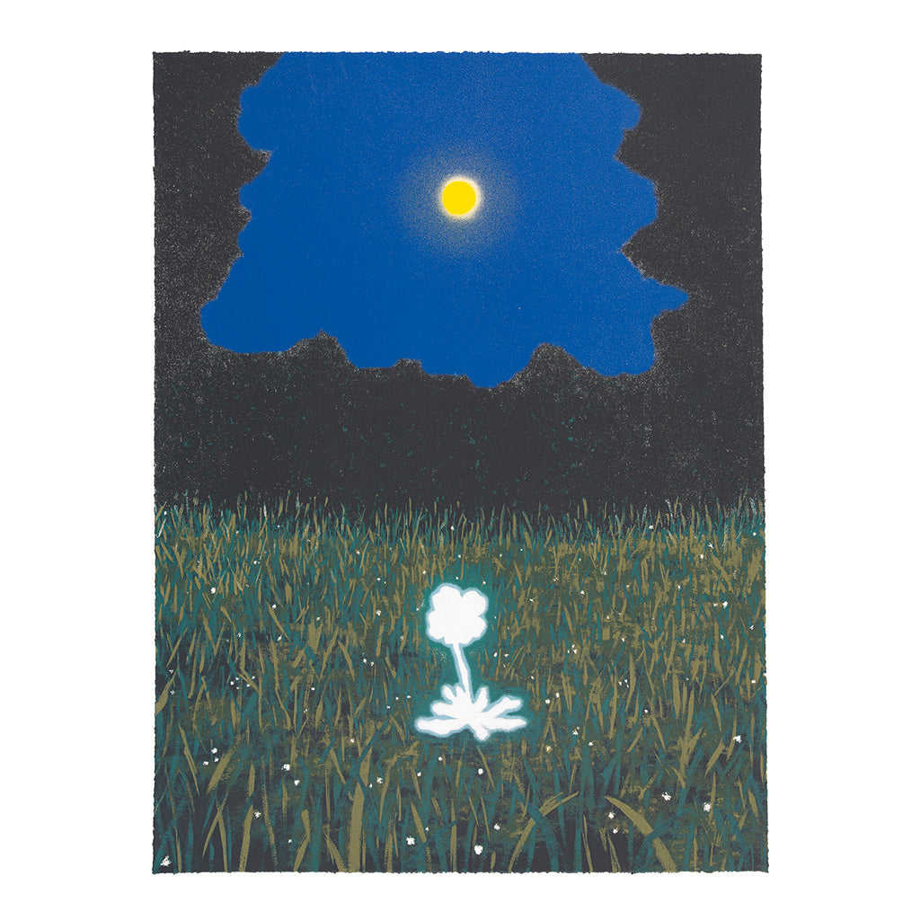 I woke up. The moon is full, so I send my wishes to the universe