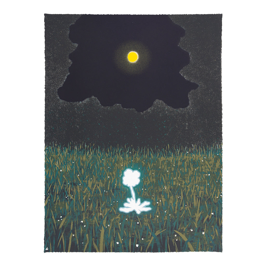 I woke up. The moon is full, so I send my wishes to the universe