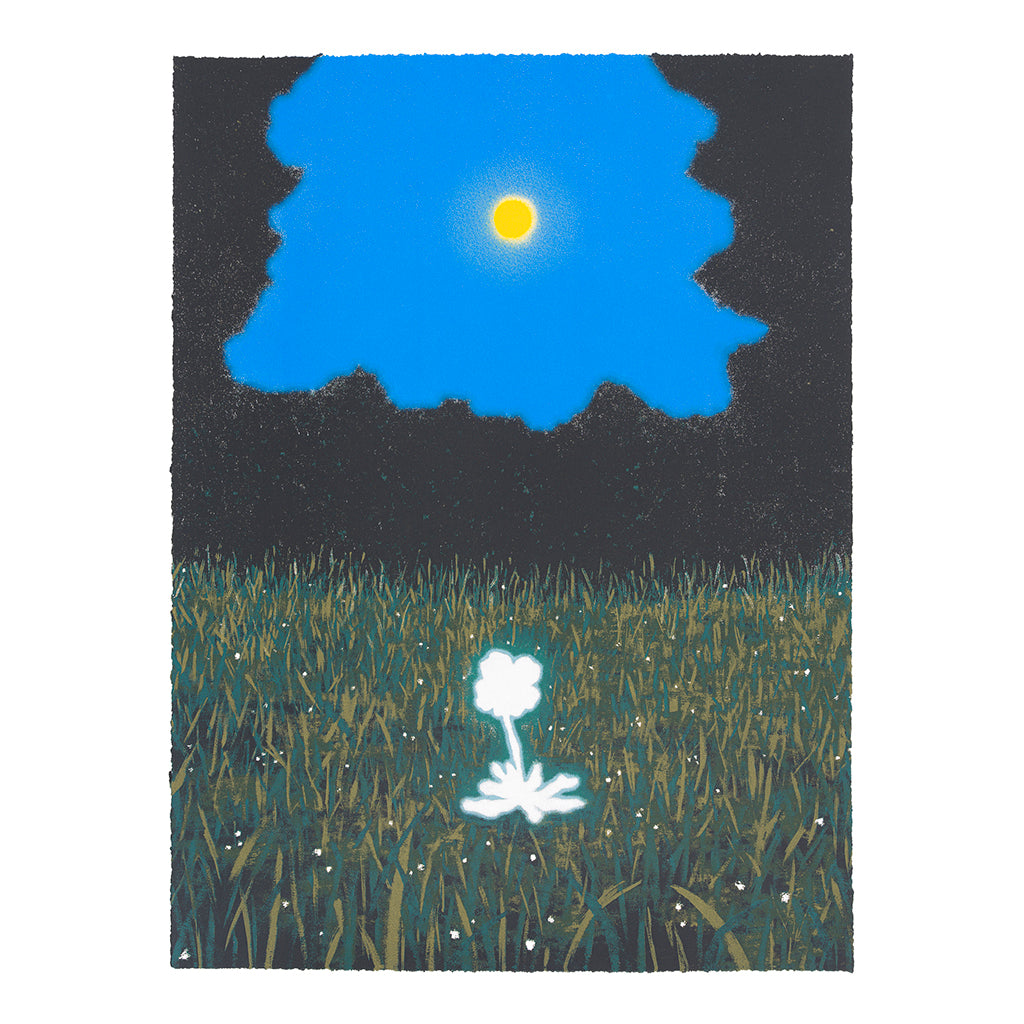 I woke up. The moon is full, so I send my wishes to the universe