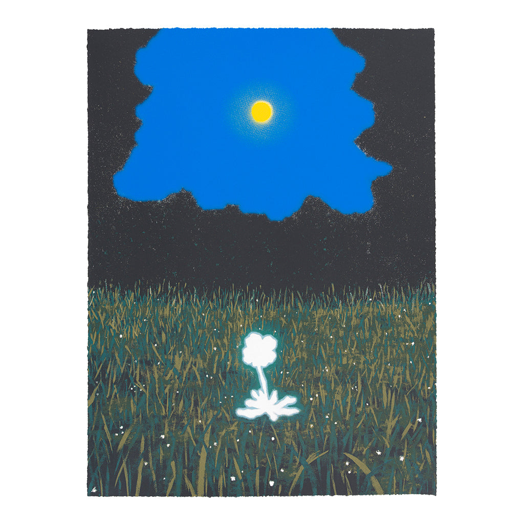 I woke up. The moon is full, so I send my wishes to the universe