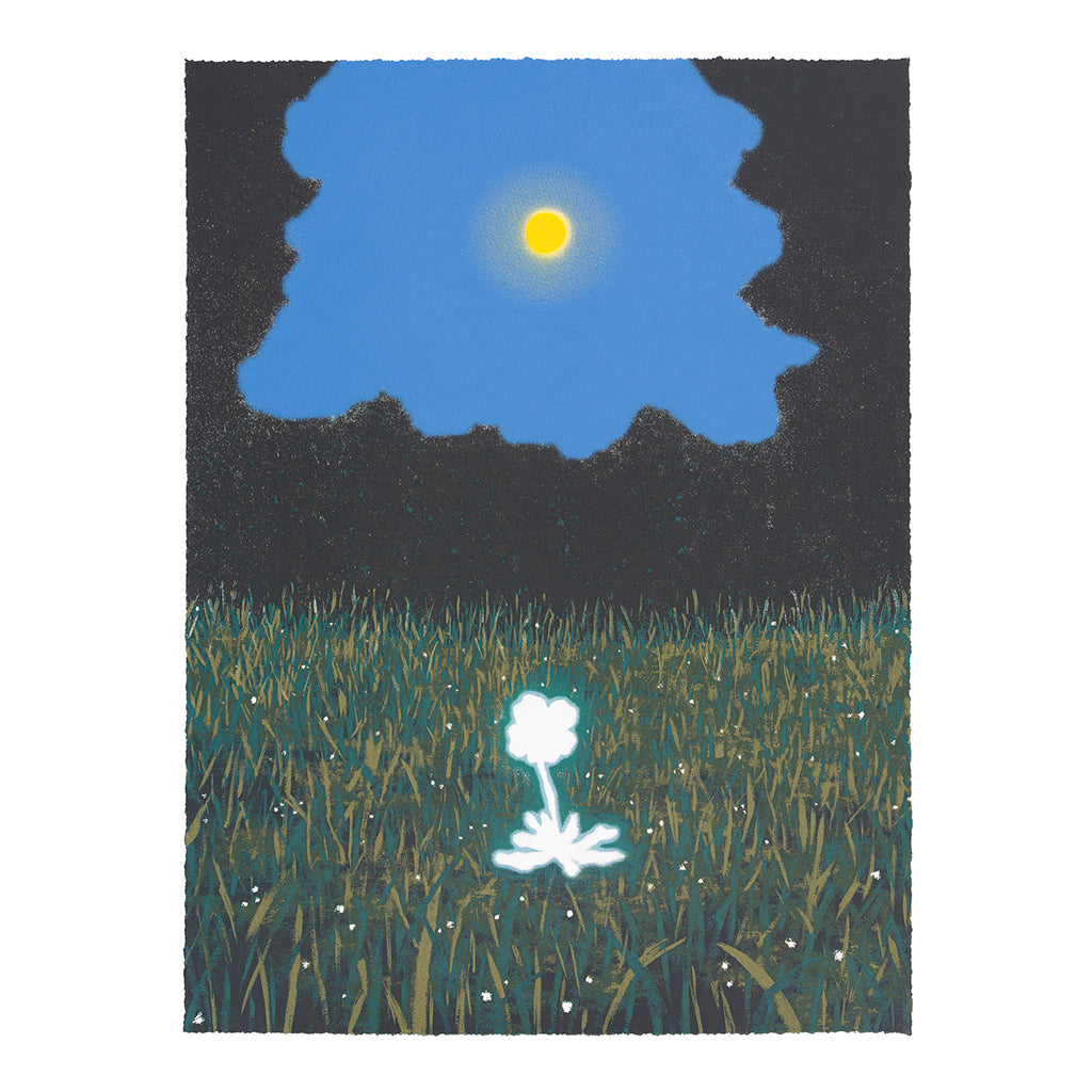 I woke up. The moon is full, so I send my wishes to the universe