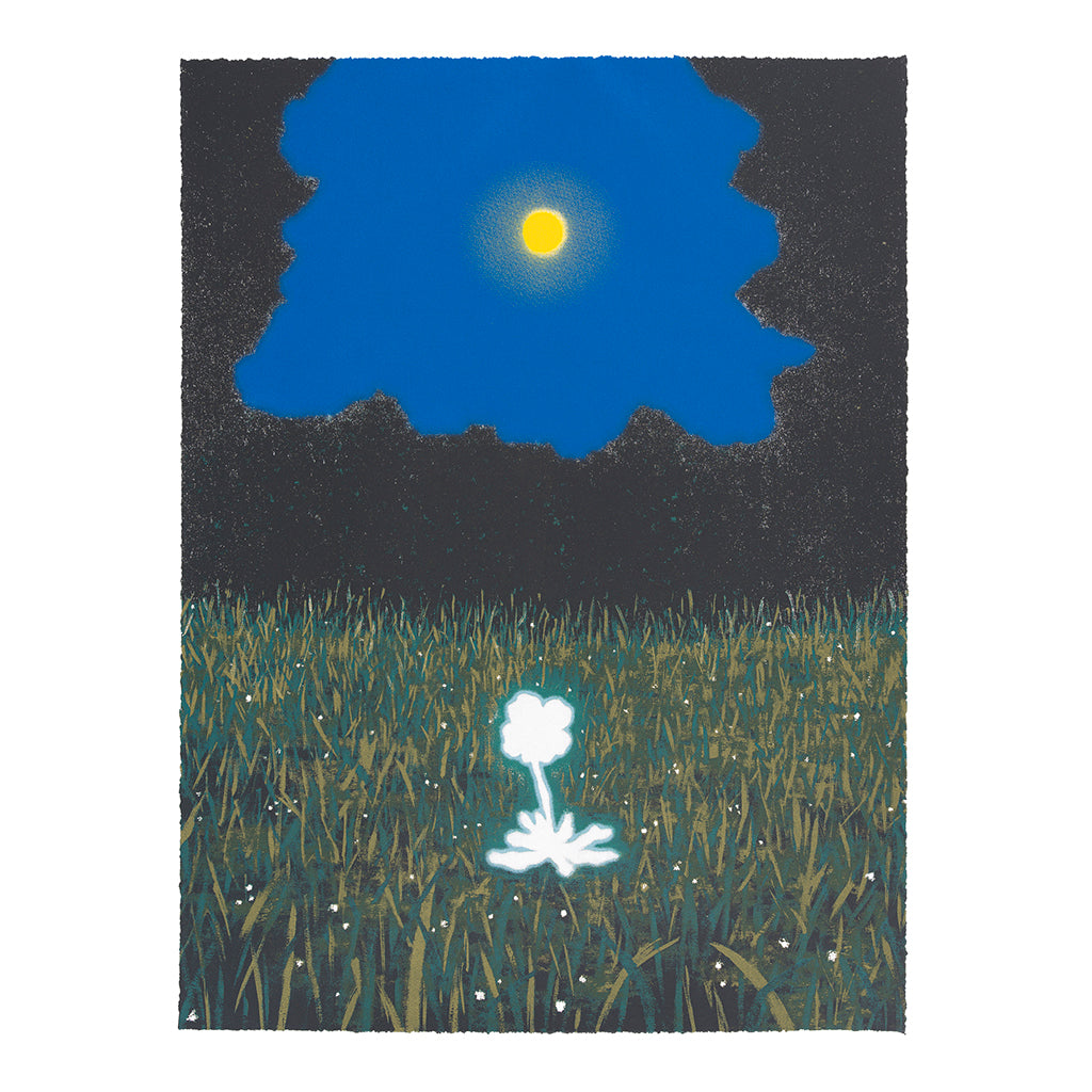 I woke up. The moon is full, so I send my wishes to the universe