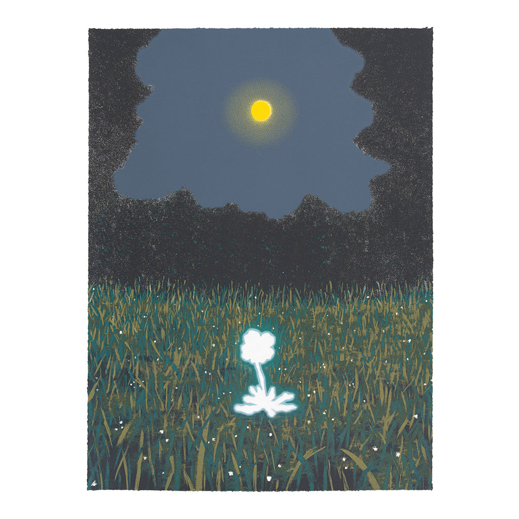 I woke up. The moon is full, so I send my wishes to the universe