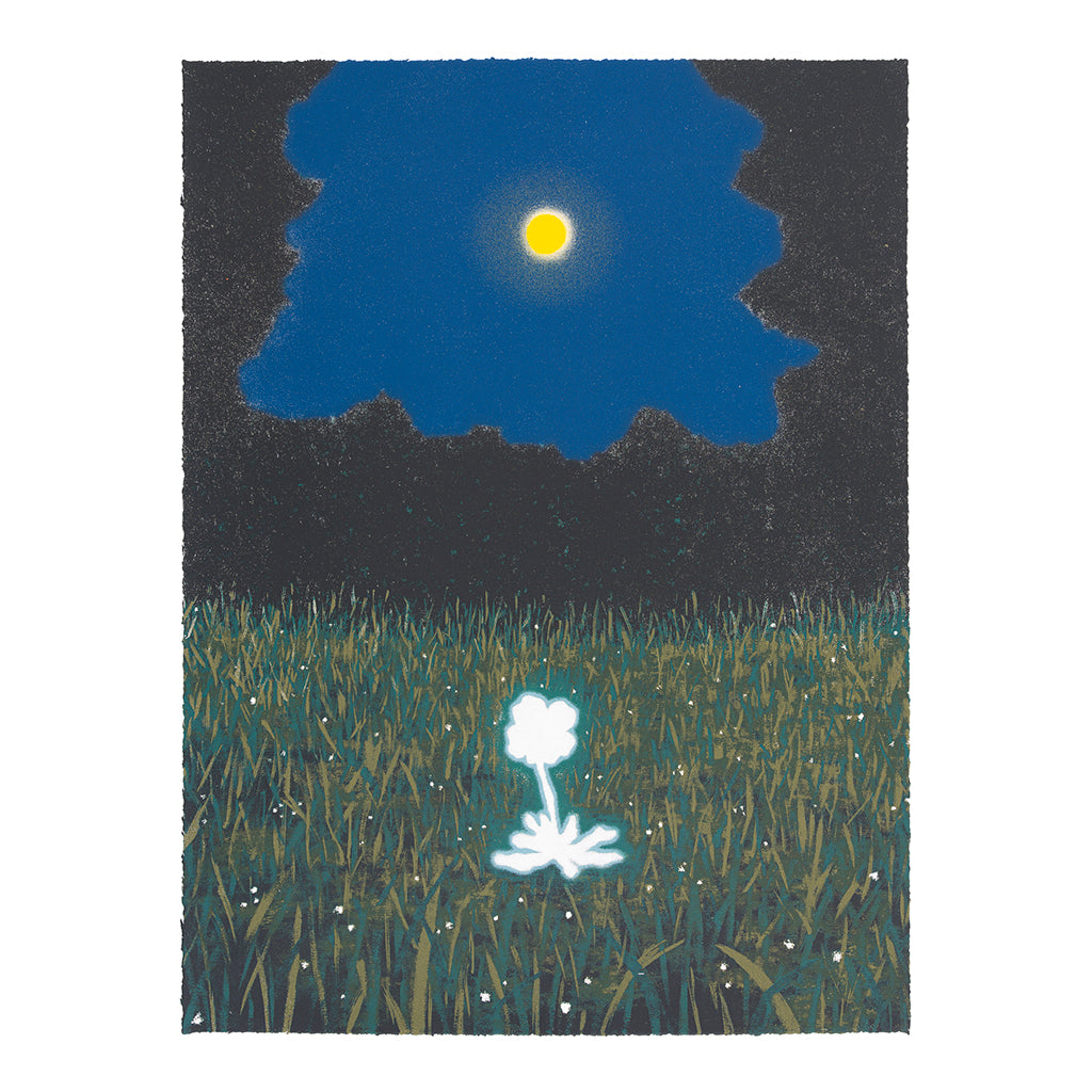 I woke up. The moon is full, so I send my wishes to the universe