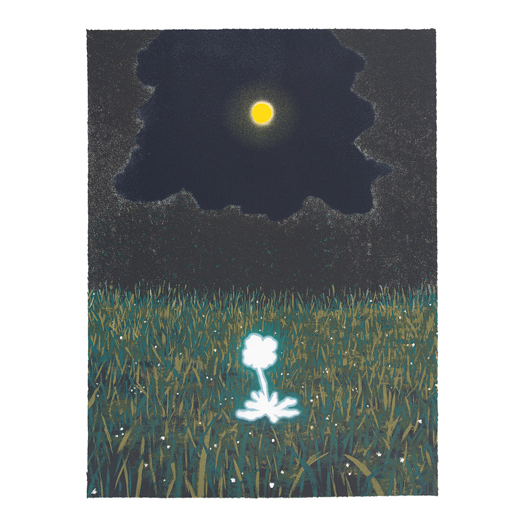 I woke up. The moon is full, so I send my wishes to the universe