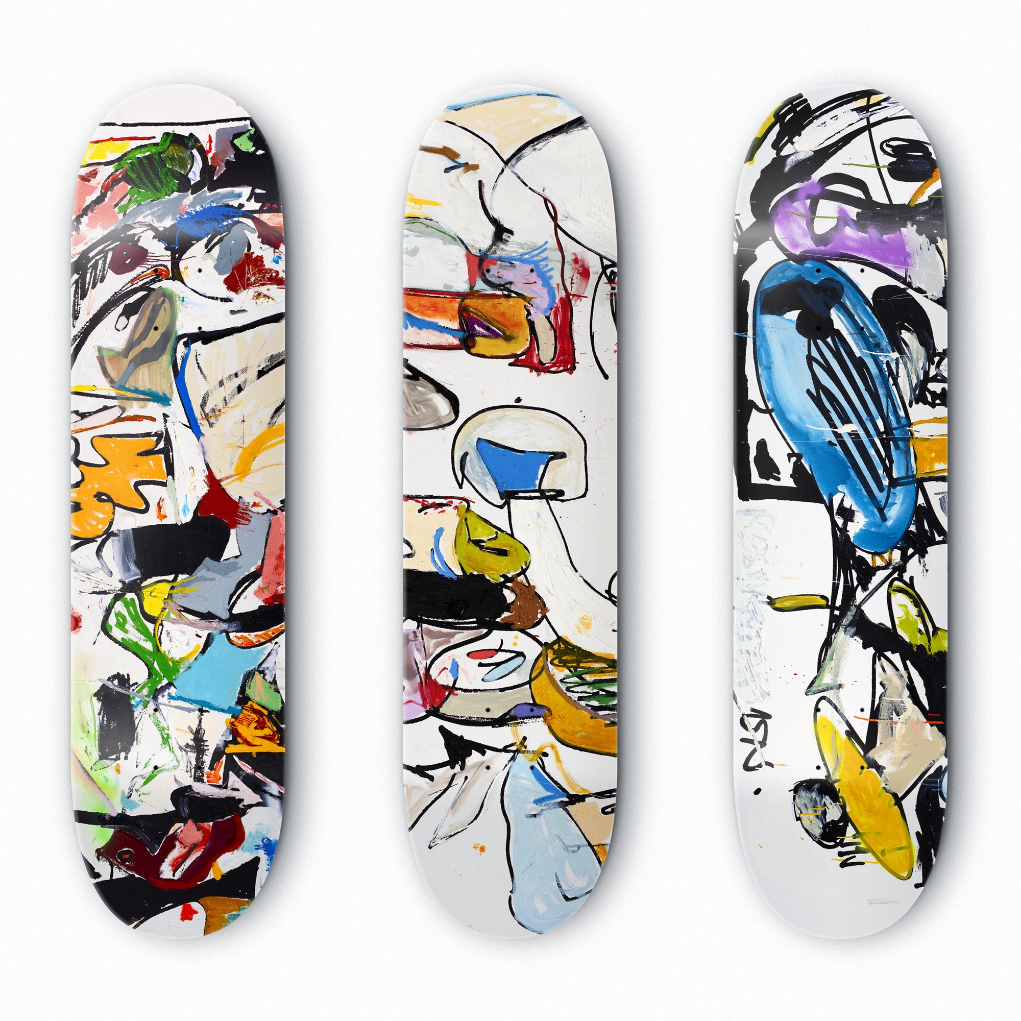 Set of Three Skate Decks