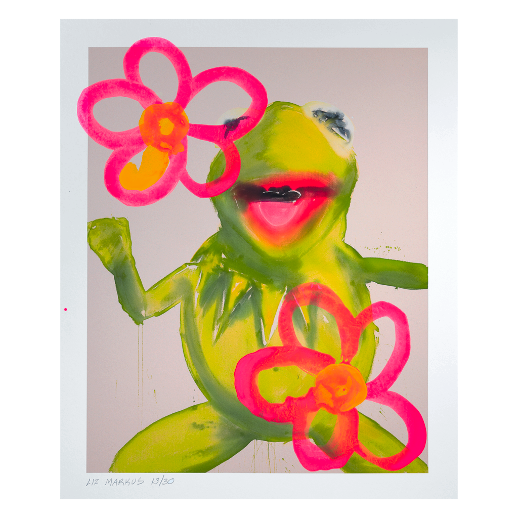 Kermit with Flowers