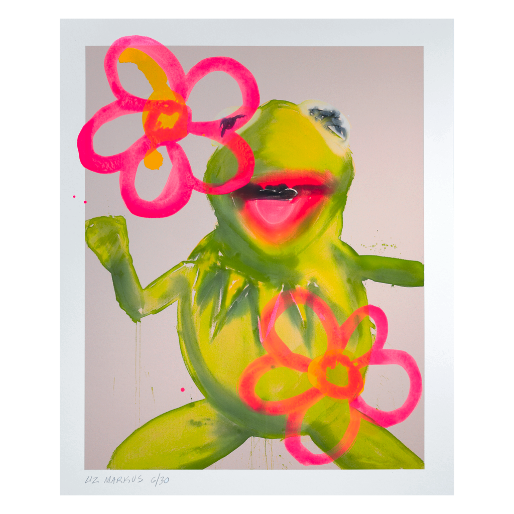 Kermit with Flowers
