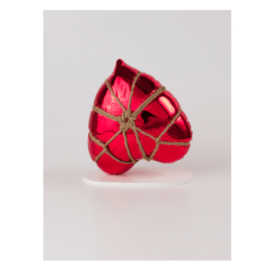 Petite Shibari Heart (Red, Gold, Lavender, Ice)