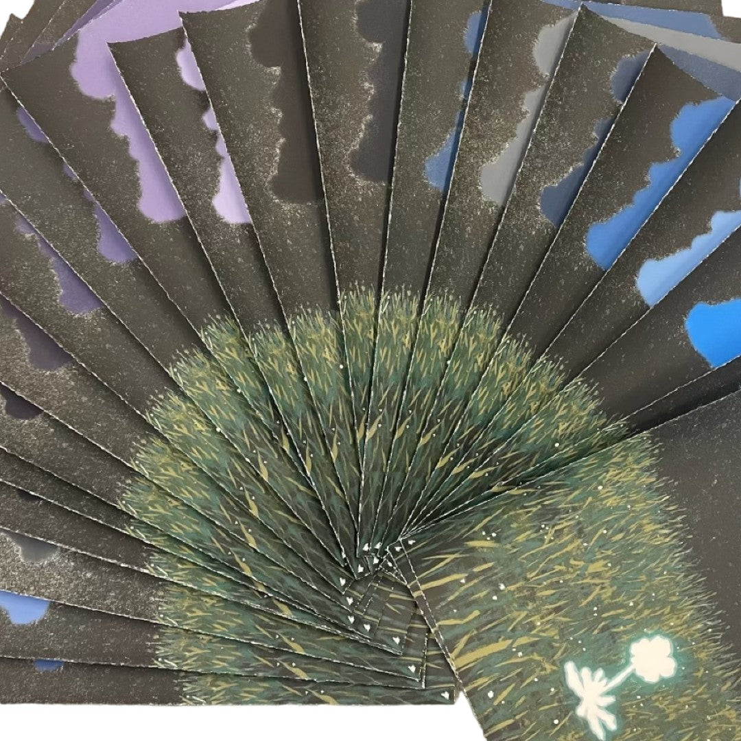 I woke up. The moon is full, so I send my wishes to the universe