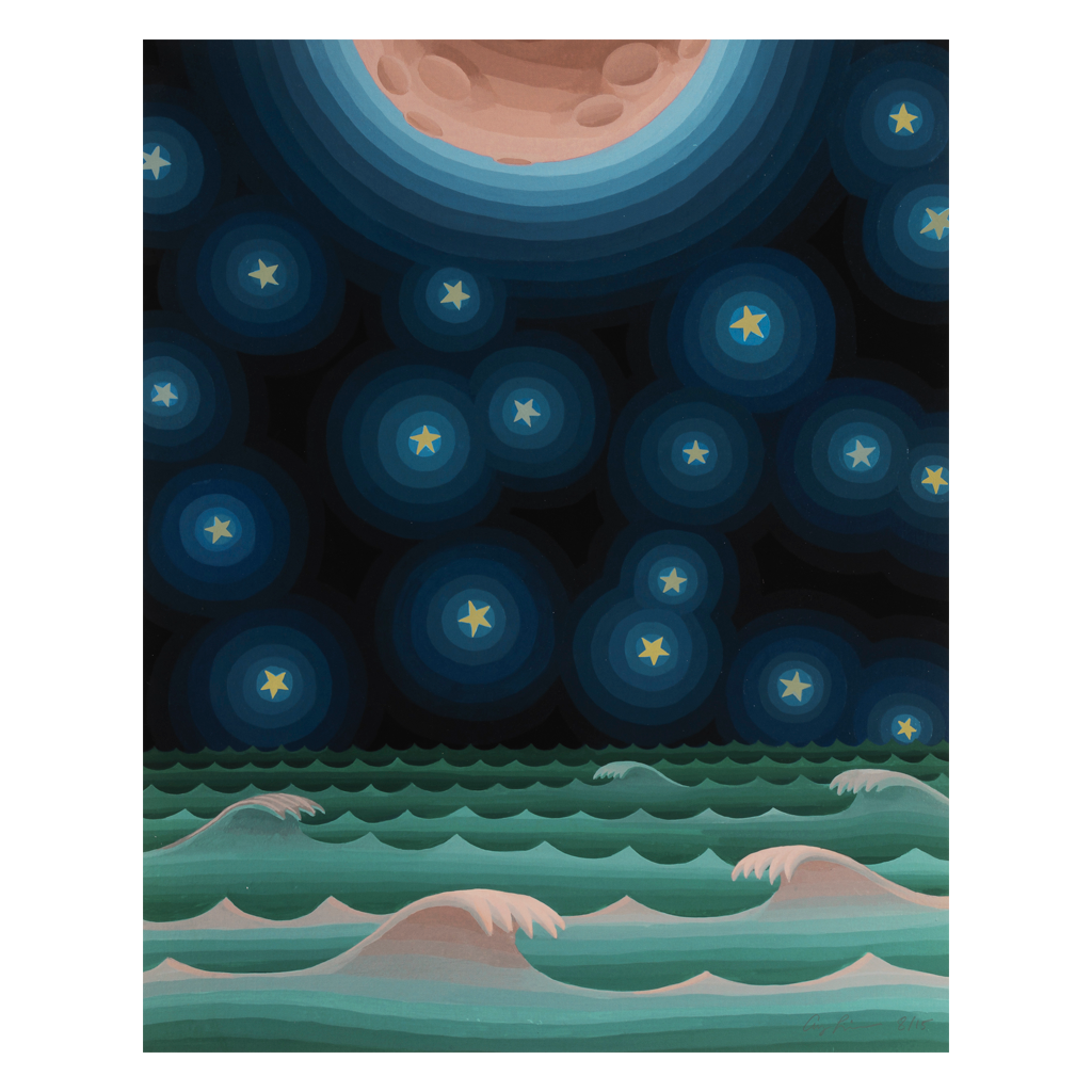 Moon, Stars & Waves