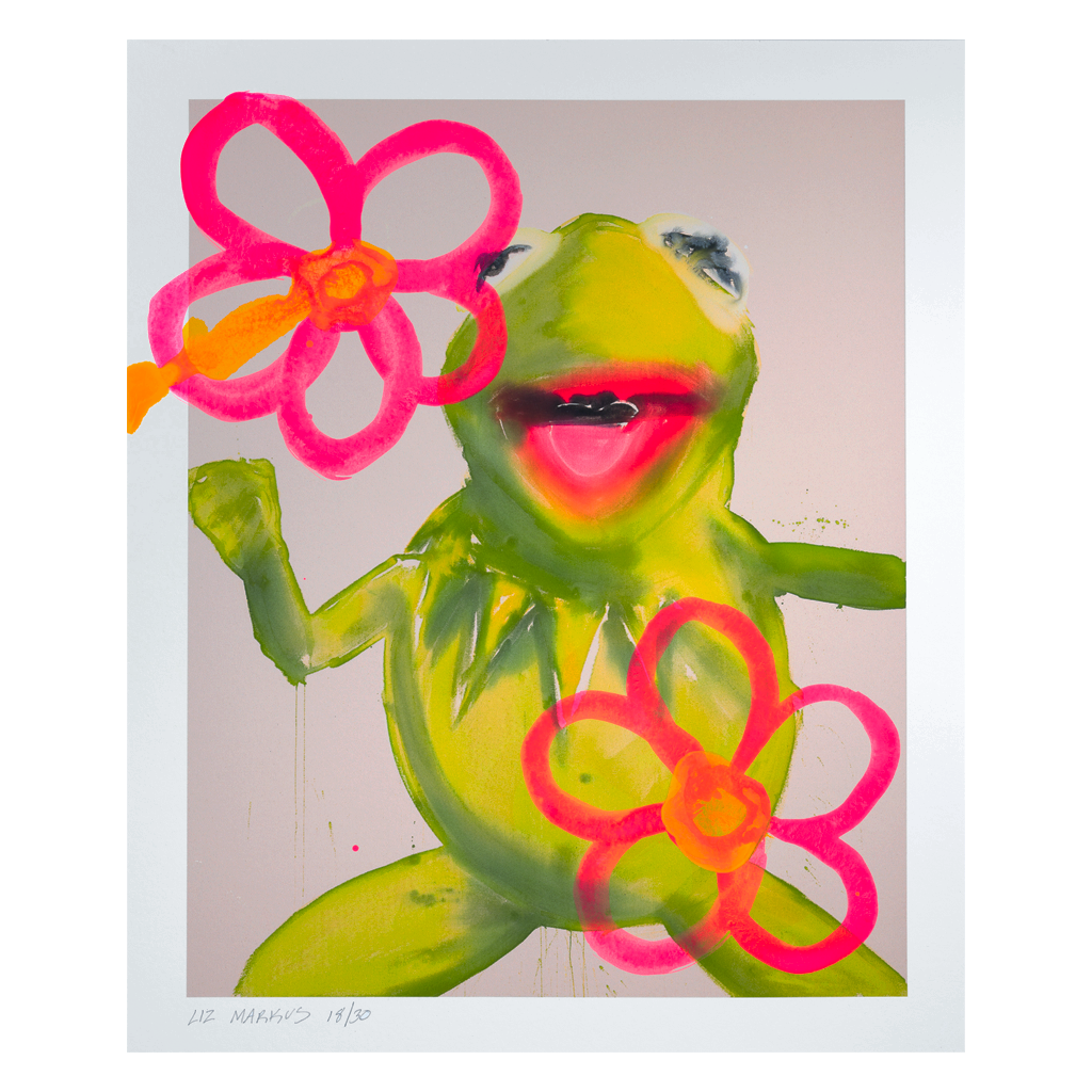 Kermit with Flowers